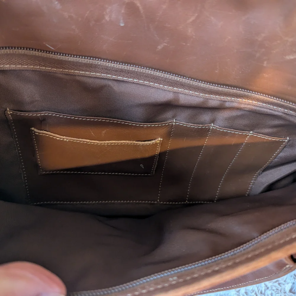 Coach Brown Leather Briefcase